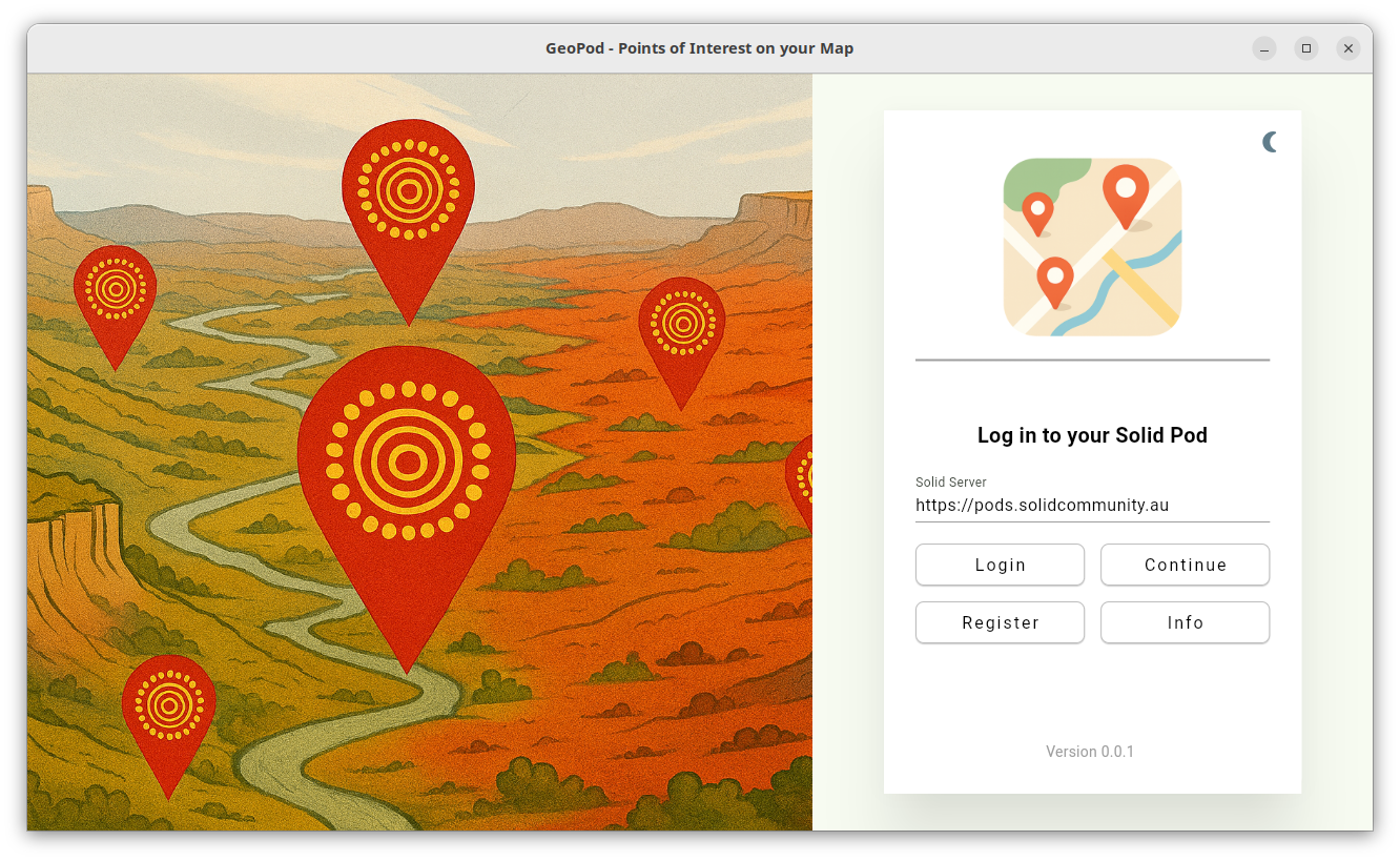 Map Screen Darwin