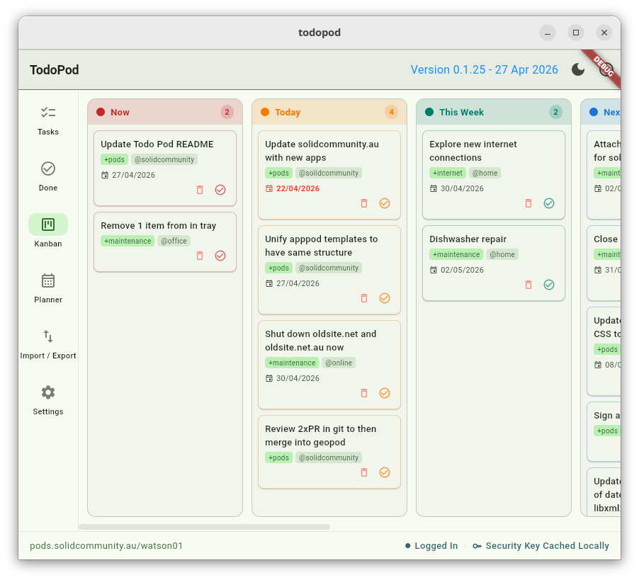 Kanban view